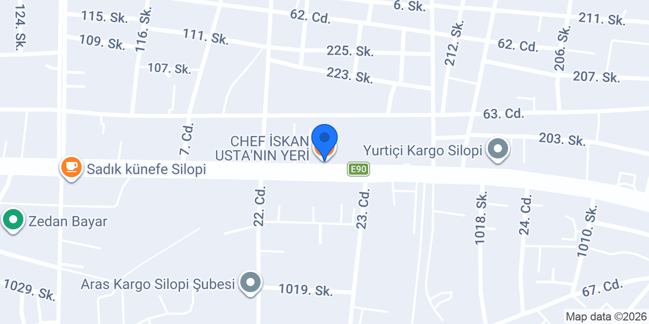 CHEF İSKAN USTA'NIN YERİ konumu