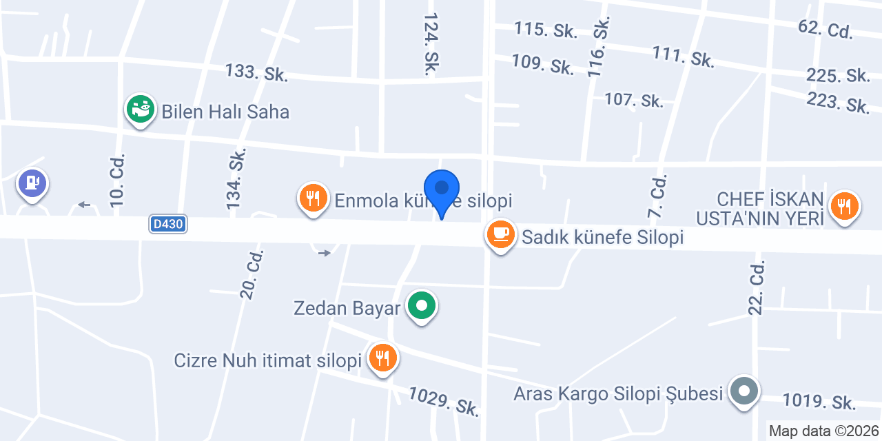 SİLOPİ 9.NOTERLİĞİ konumu
