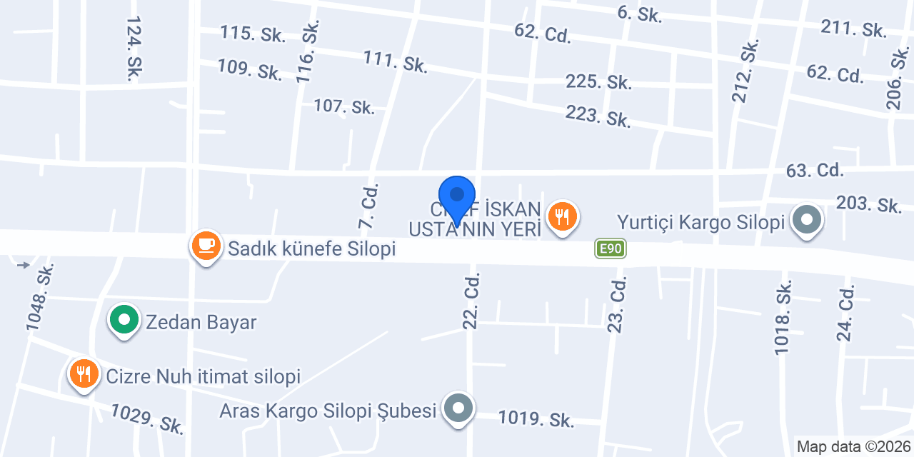 Silopi Belediyesi konumu