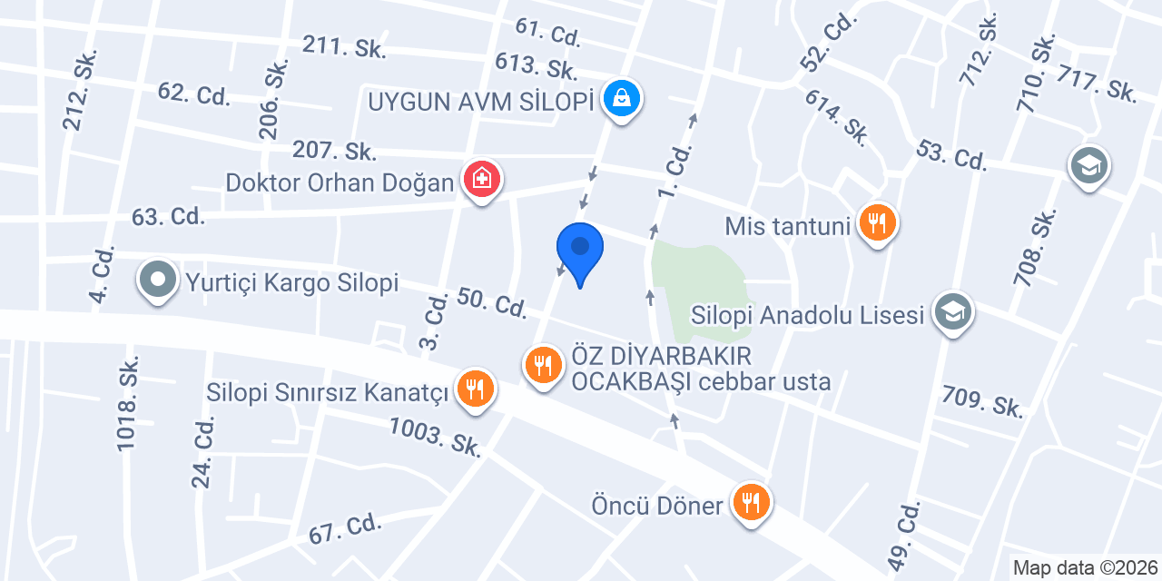 SİLOPİ SANAT PİDE LAHMACUN SALONU konumu