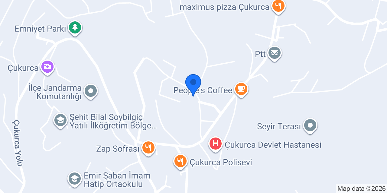 Çukurca Halk Eğitim Merkezi konumu