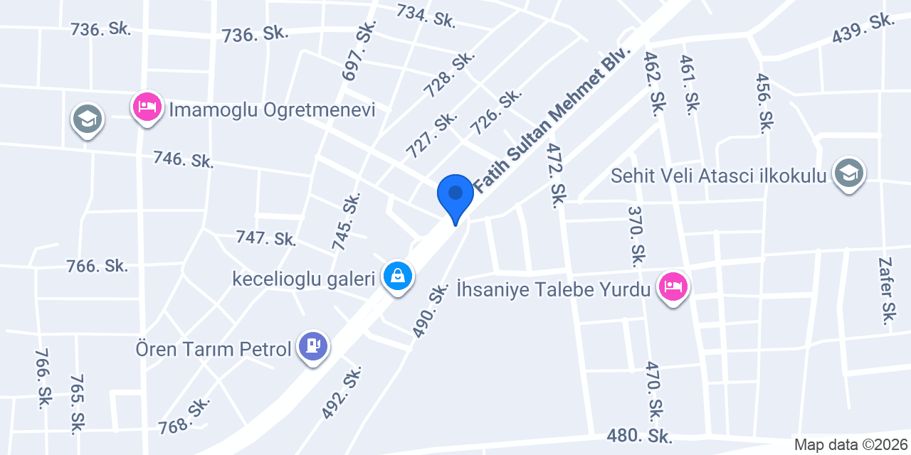 Küçük Aydın Mobilya konumu