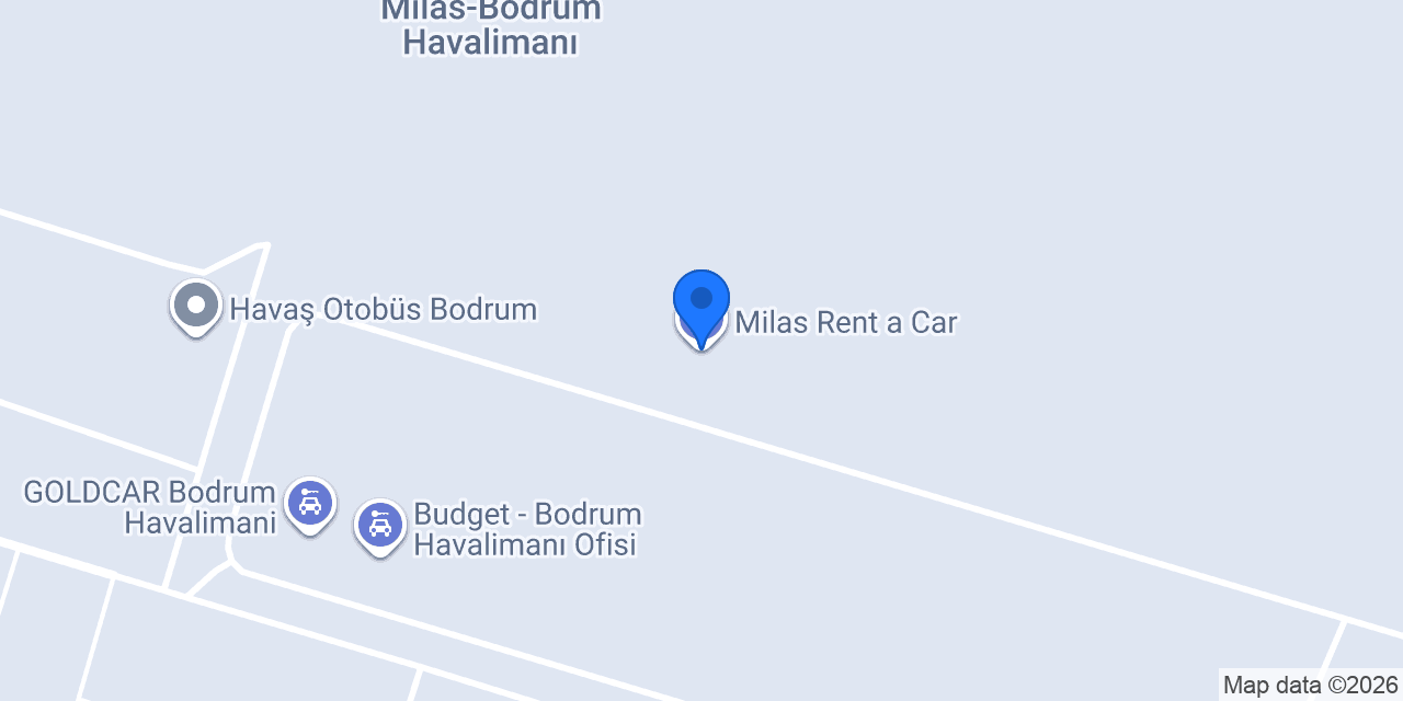Milas Rent a Car konumu