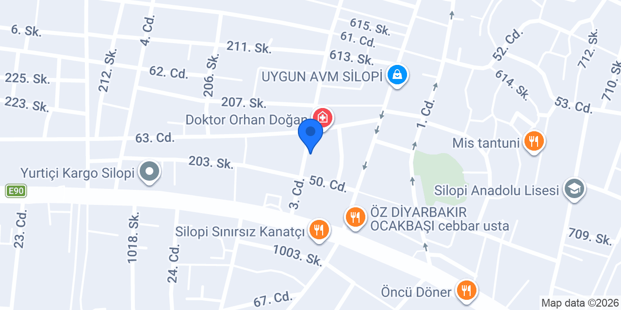 Şifa veteriner kliniği konumu