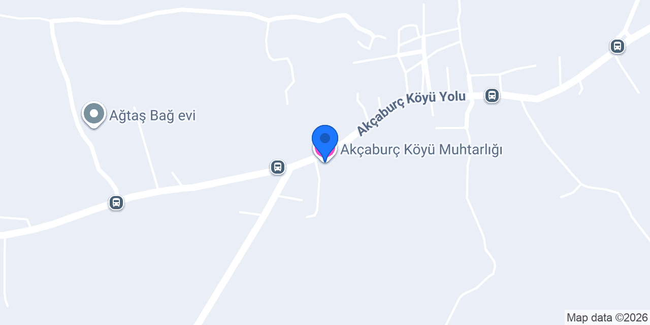 Akçaburç Köyü Muhtarlığı konumu