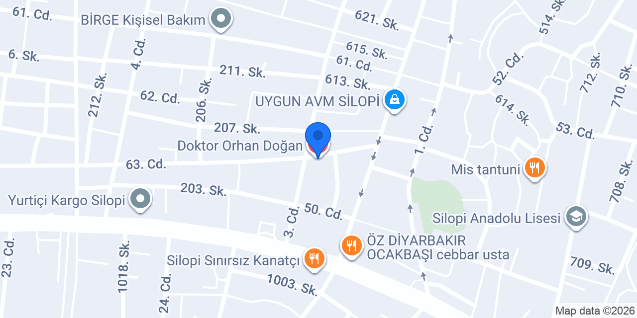 Doktor Orhan Doğan konumu