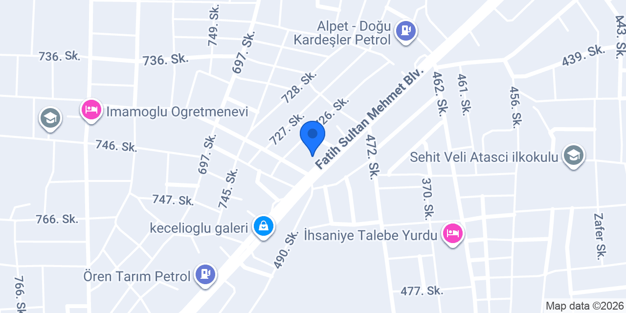 Durukan Pompa konumu