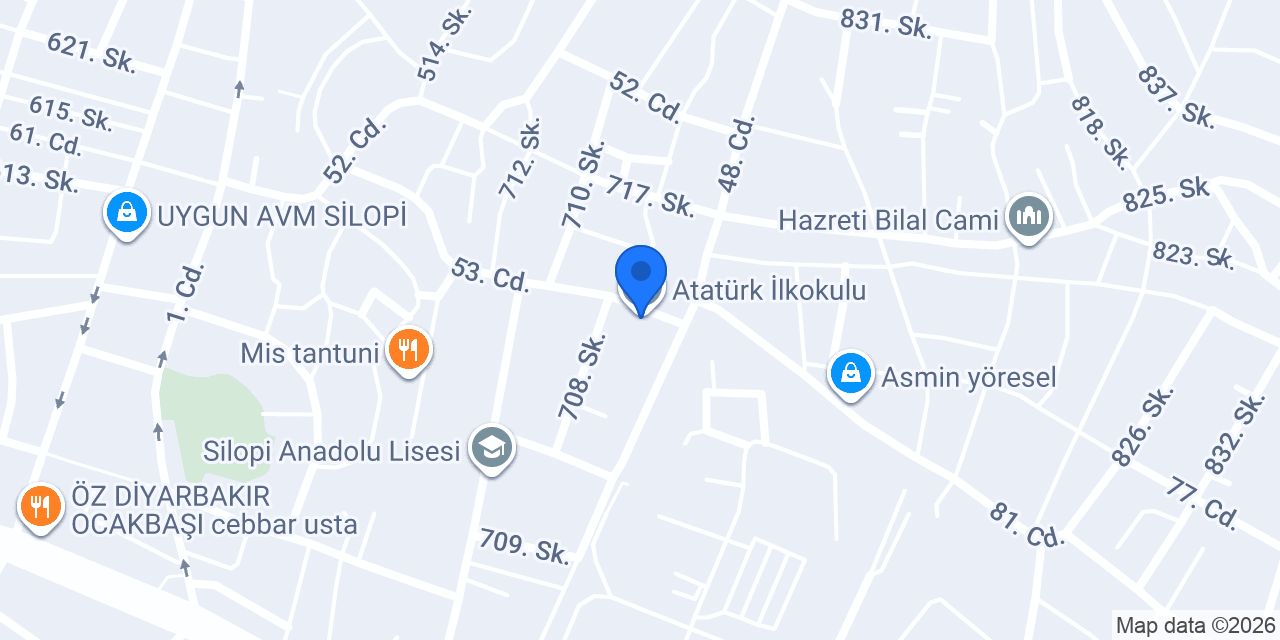 Atatürk İlkokulu konumu