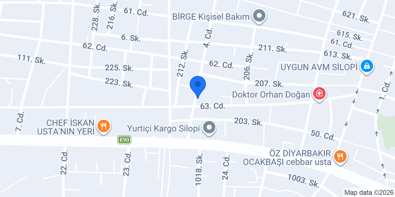 SİLOPİ 8. NOTERLİĞİ konumu