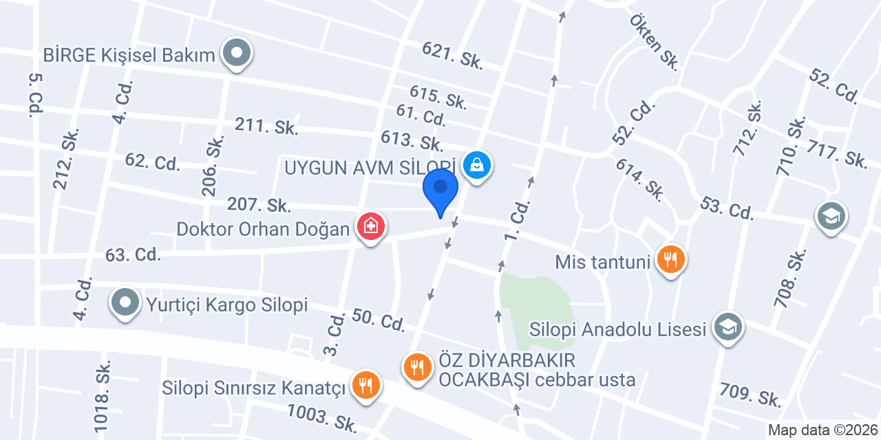 Diş Hekimi Mesut Doğan konumu