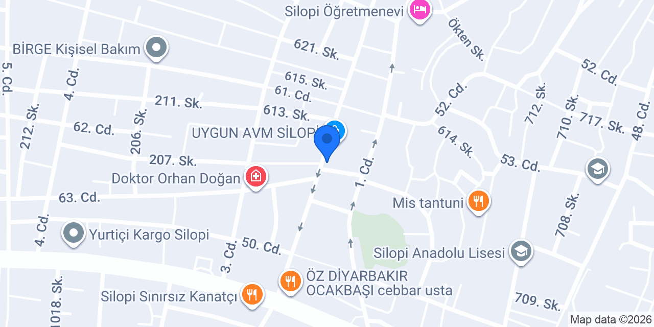 Profilo Silopi Bayi Evgin Ticaret konumu