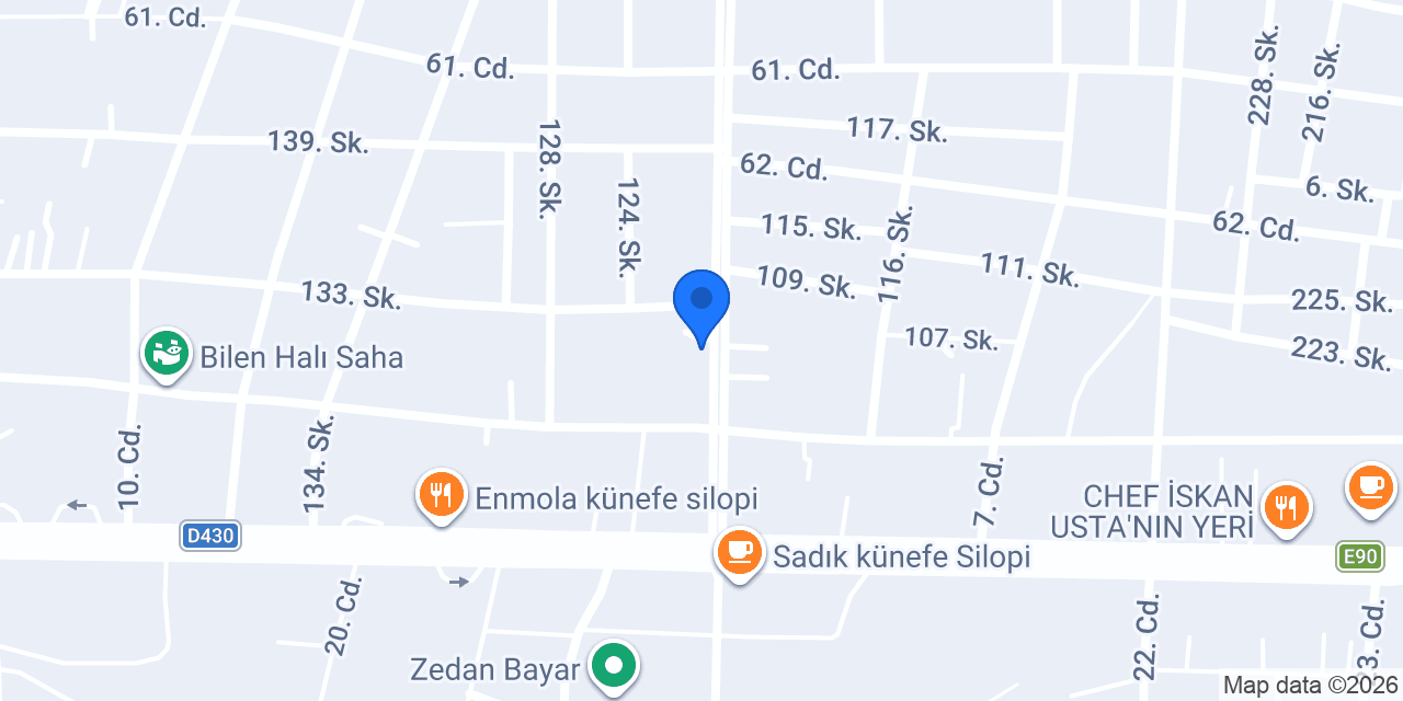 Birgin Lastik EVİ konumu