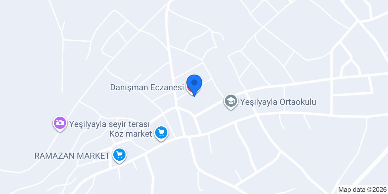 Danışman Eczanesi konumu