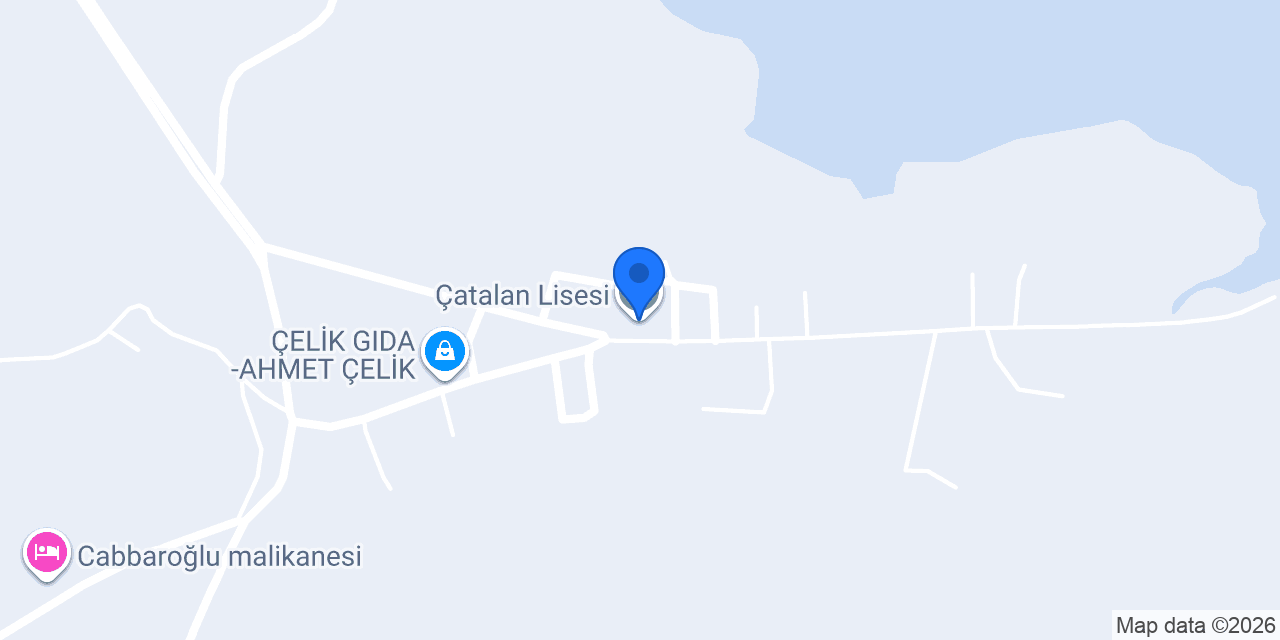 Çatalan Lisesi konumu