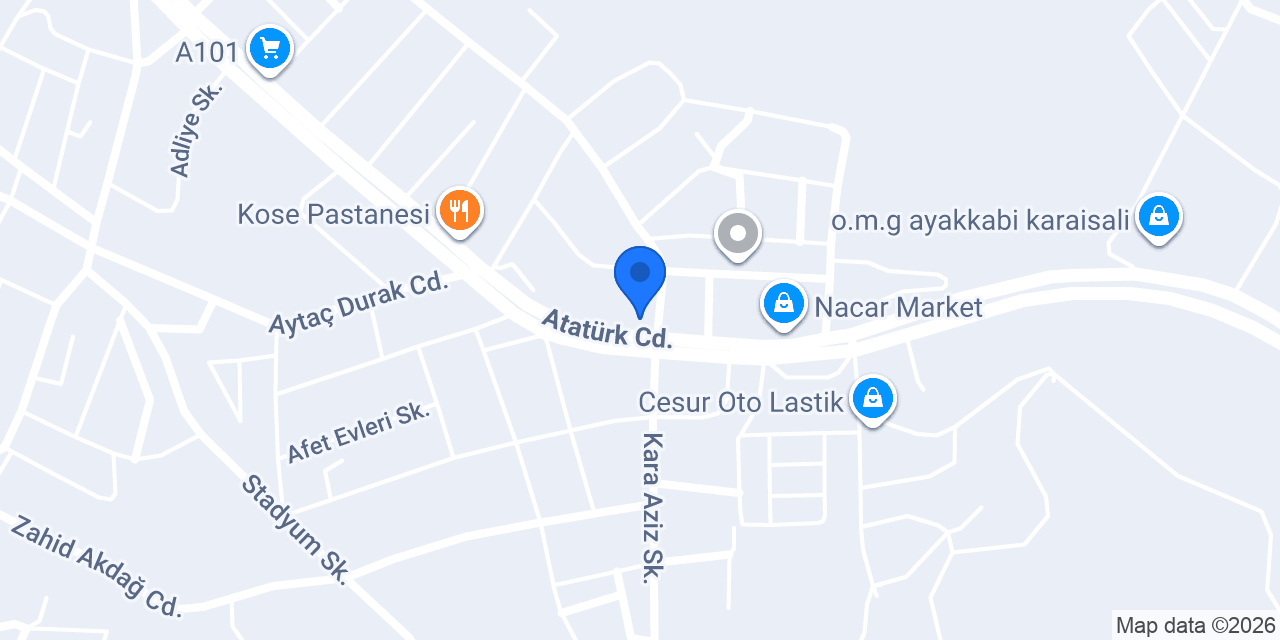 Şirin Oto Lastik konumu