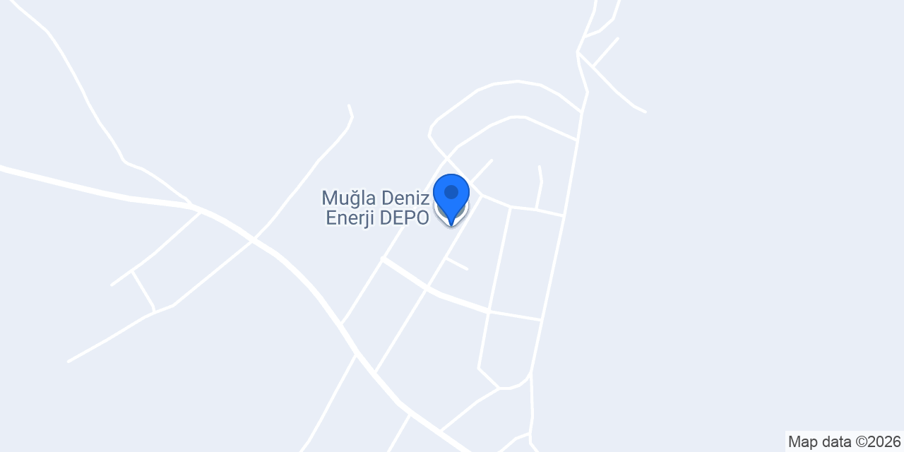 Muğla Deniz Enerji DEPO konumu
