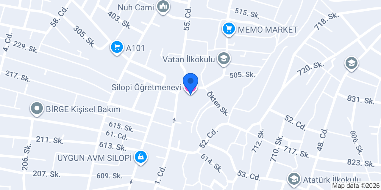 Silopi Öğretmenevi konumu