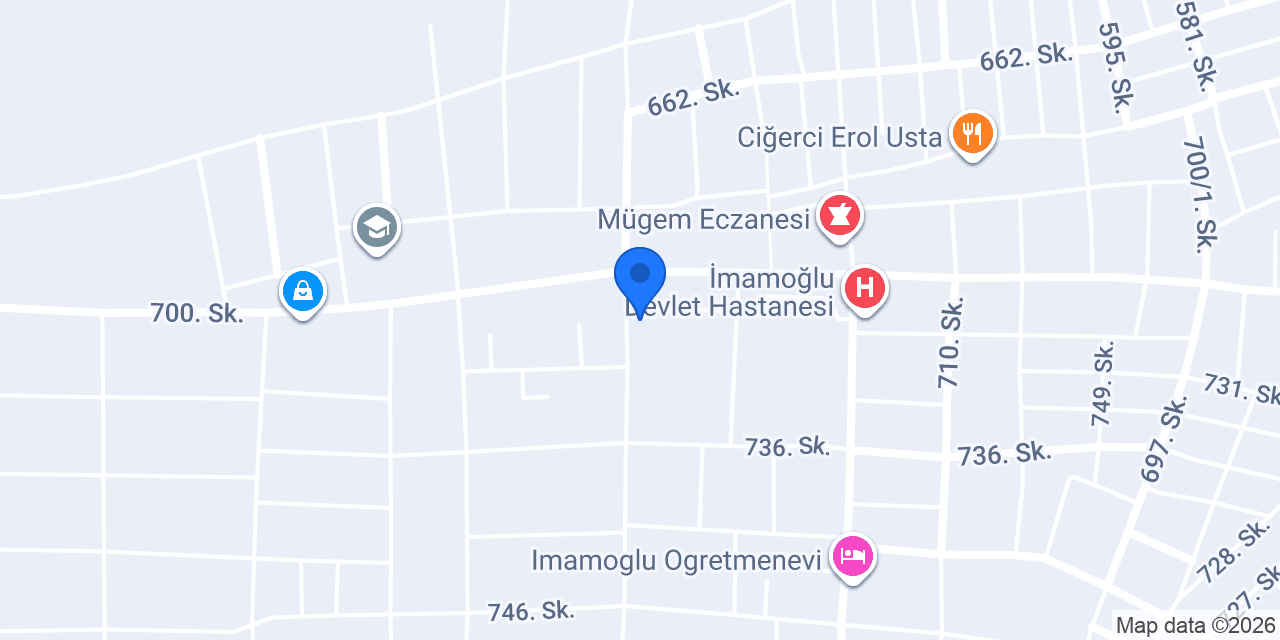 Köz Tat Döner konumu