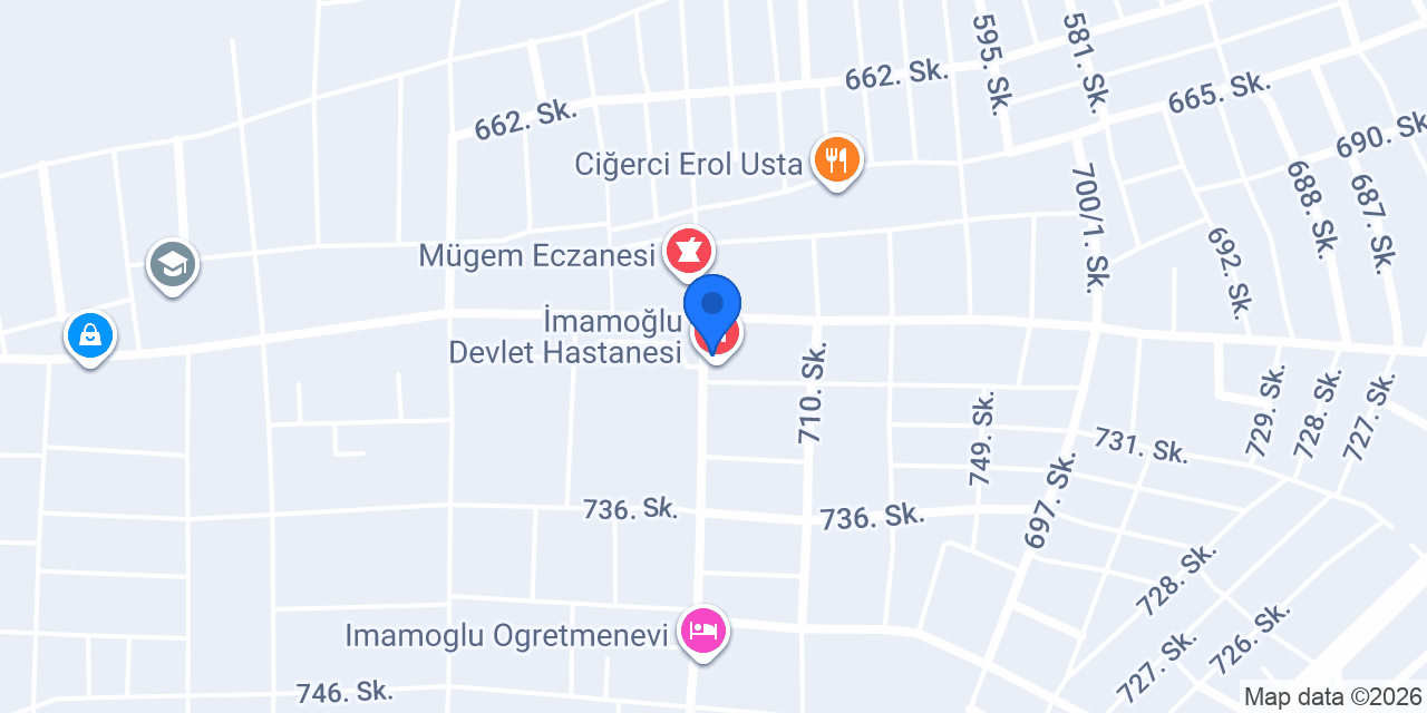 İmamoğlu Çelik Eczanesi konumu