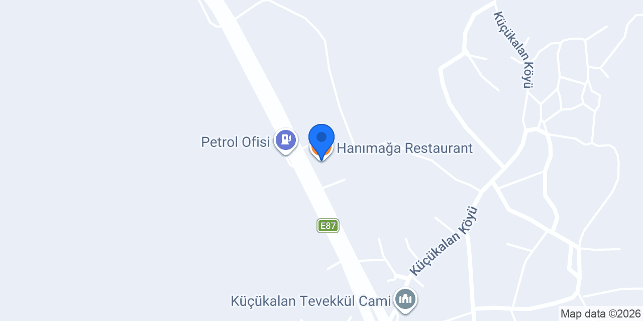 Hanımağa Restaurant konumu
