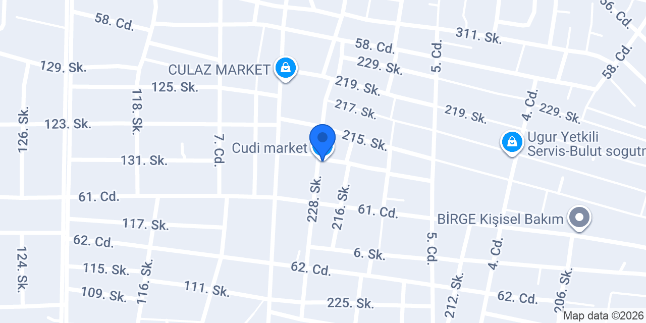 Cudi market konumu