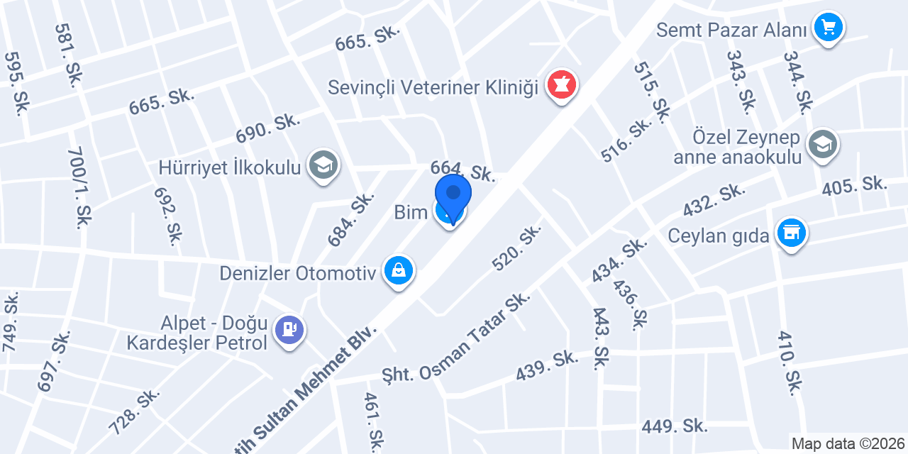 TÜRK PEN konumu