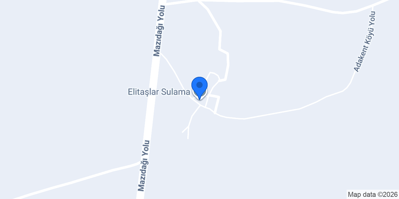 Elitaşlar Sulama konumu