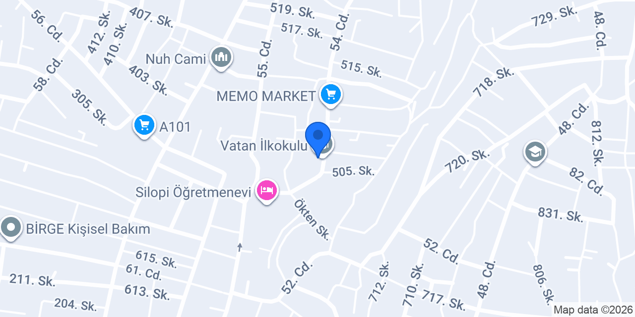 Vatan İlkokulu konumu