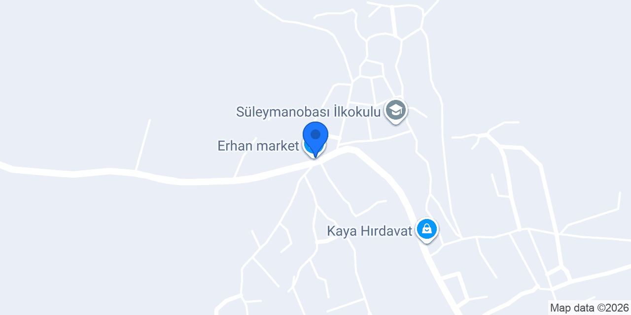 Erhan market konumu