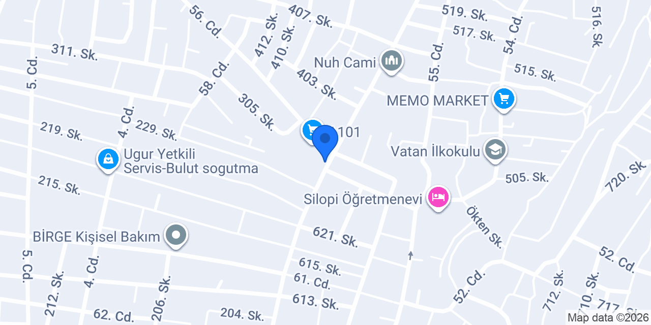 Kuaför Metin konumu