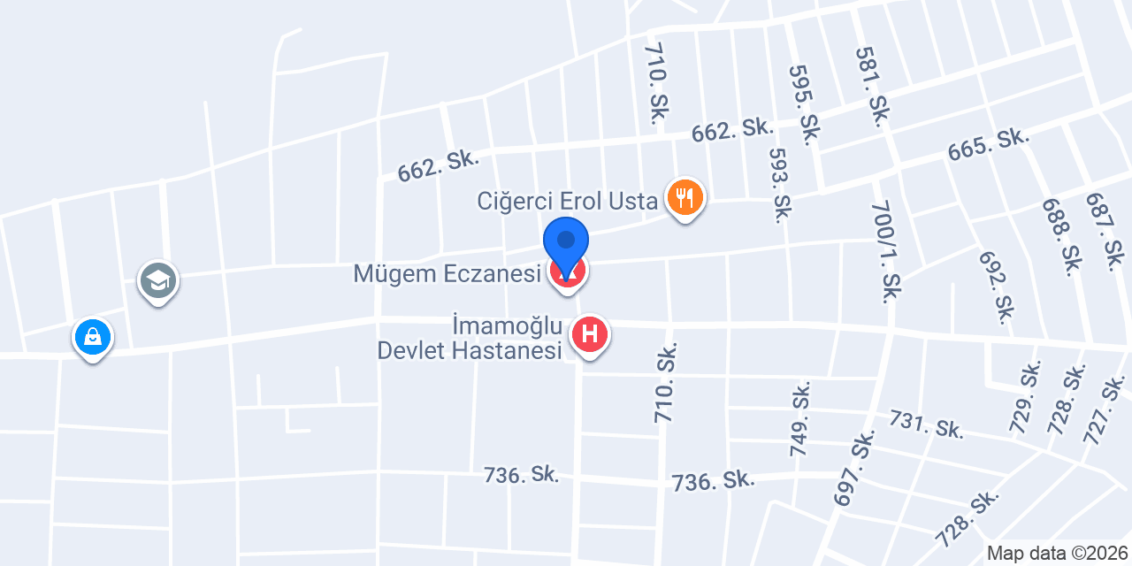23 Nisan İlköğretim Okulu konumu