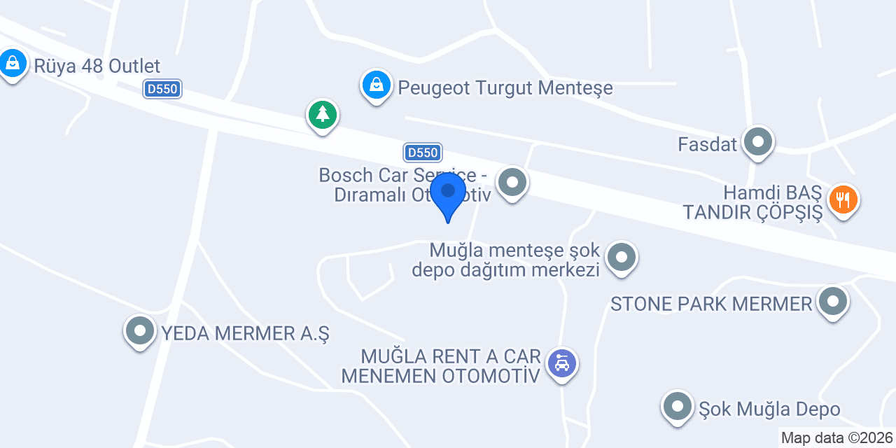 KAVAKLIDERE MADANOĞLU konumu