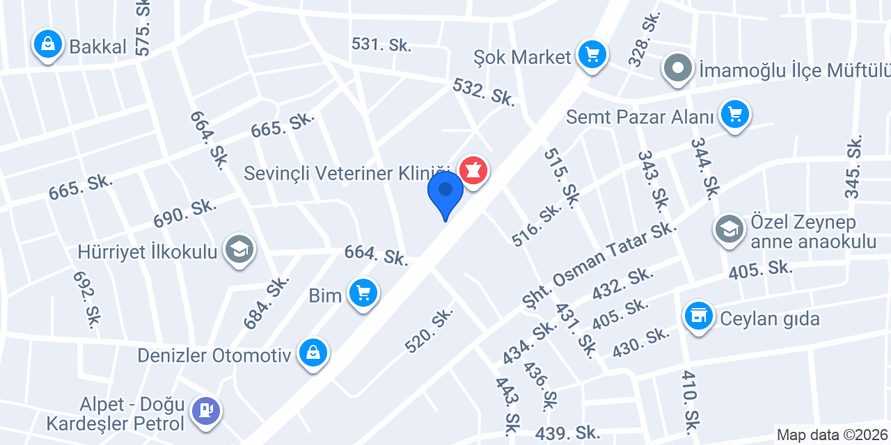 Ali Demir İnşaat Malzemeleri konumu