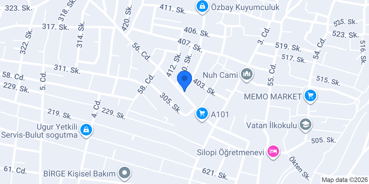 Erener tavukçuluk konumu