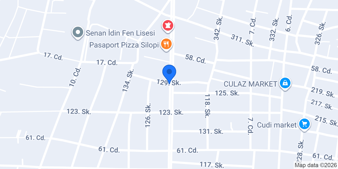 Atak Yapı Market konumu