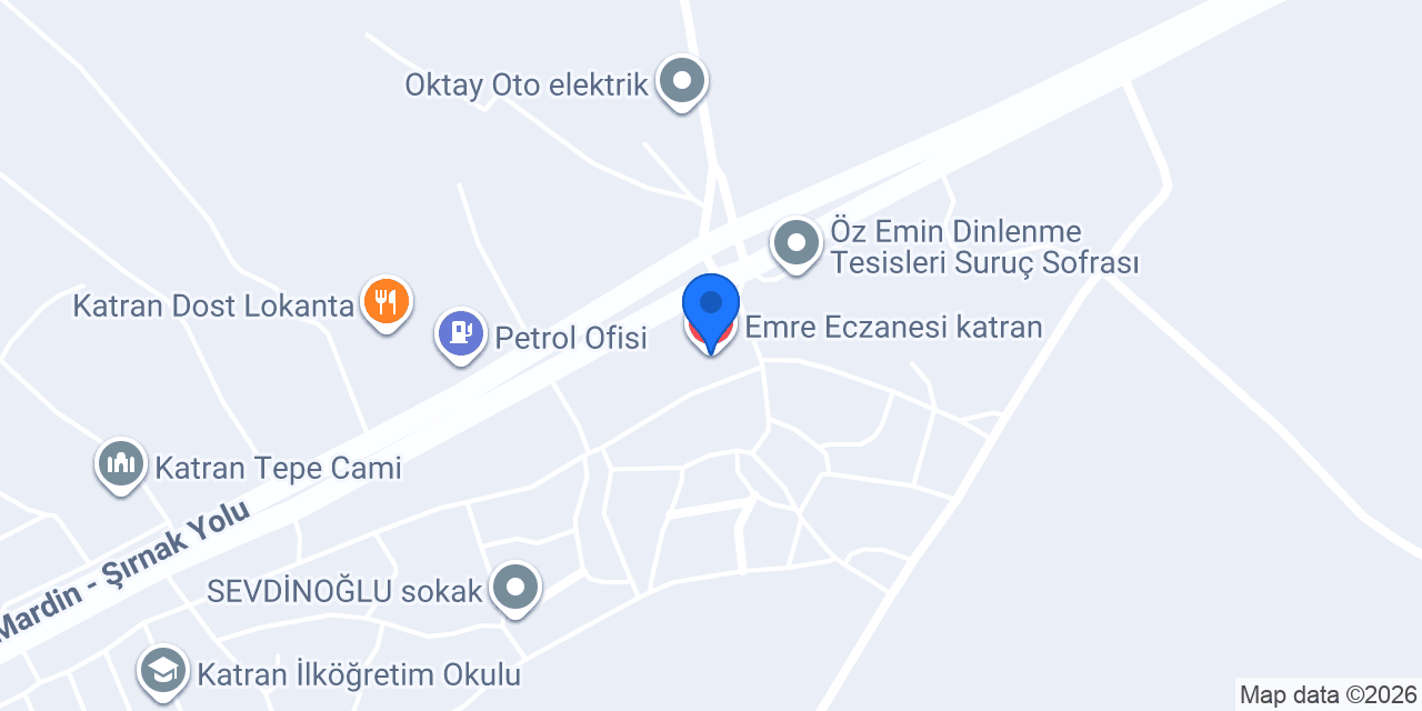 Emre Eczanesi katran konumu