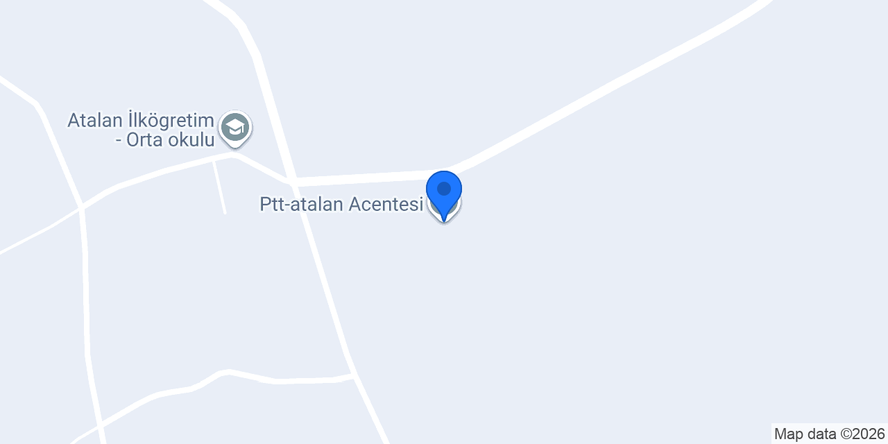 Ptt-atalan Acentesi konumu