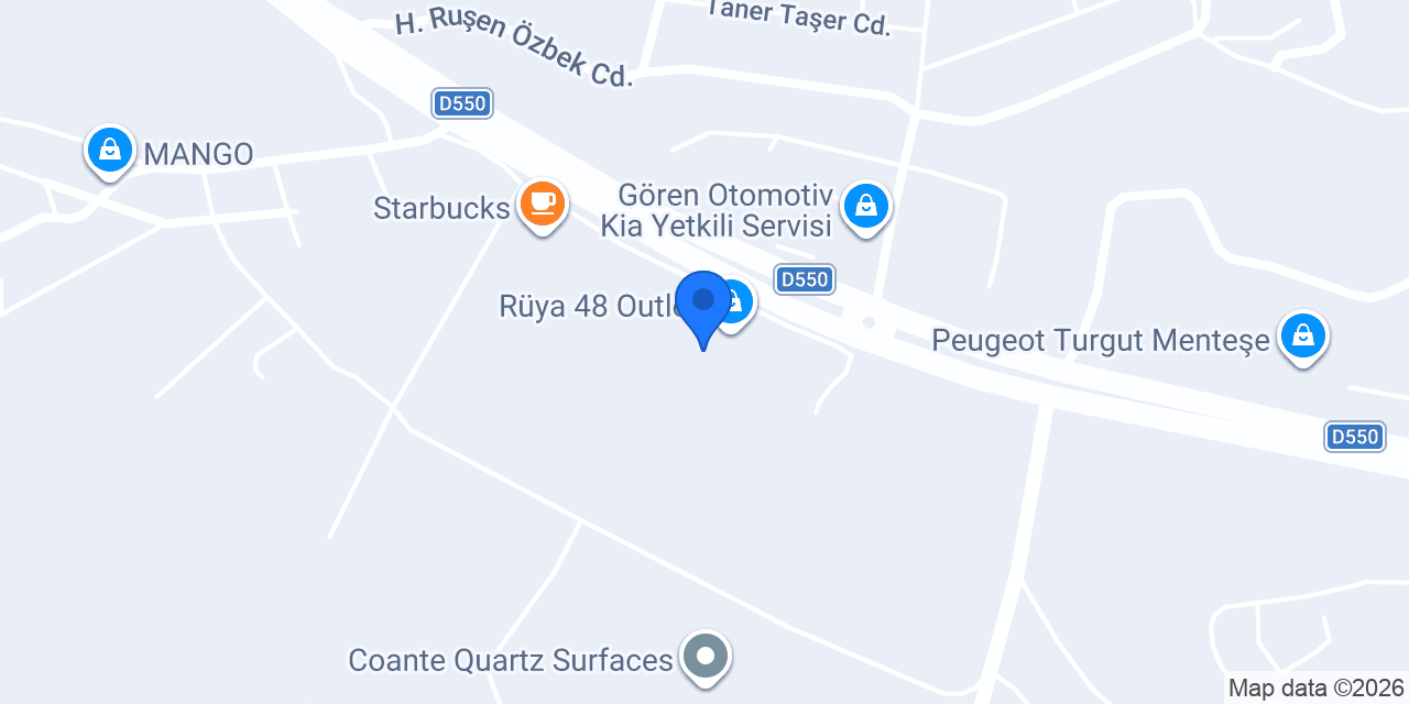 Jimmy Key Muğla Rüya AVM konumu
