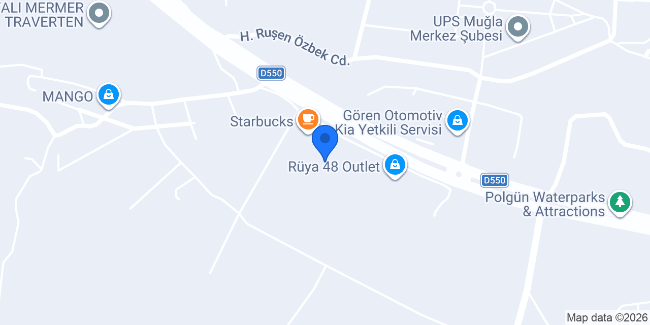 Avva Muğla Rüya 48 AVM konumu