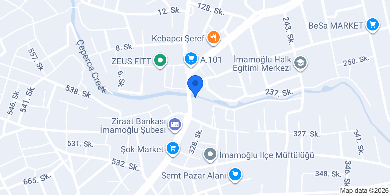 Candan Petshop konumu