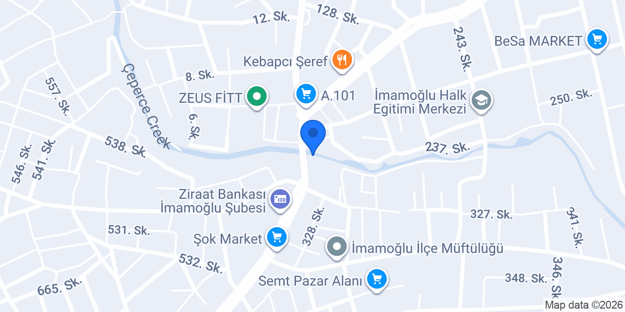 Meşhur Adıyamanlı Çiğ Köfteci Ali Baba konumu