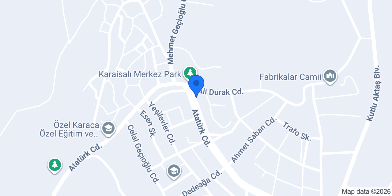 Karaisalı Belediyesi konumu