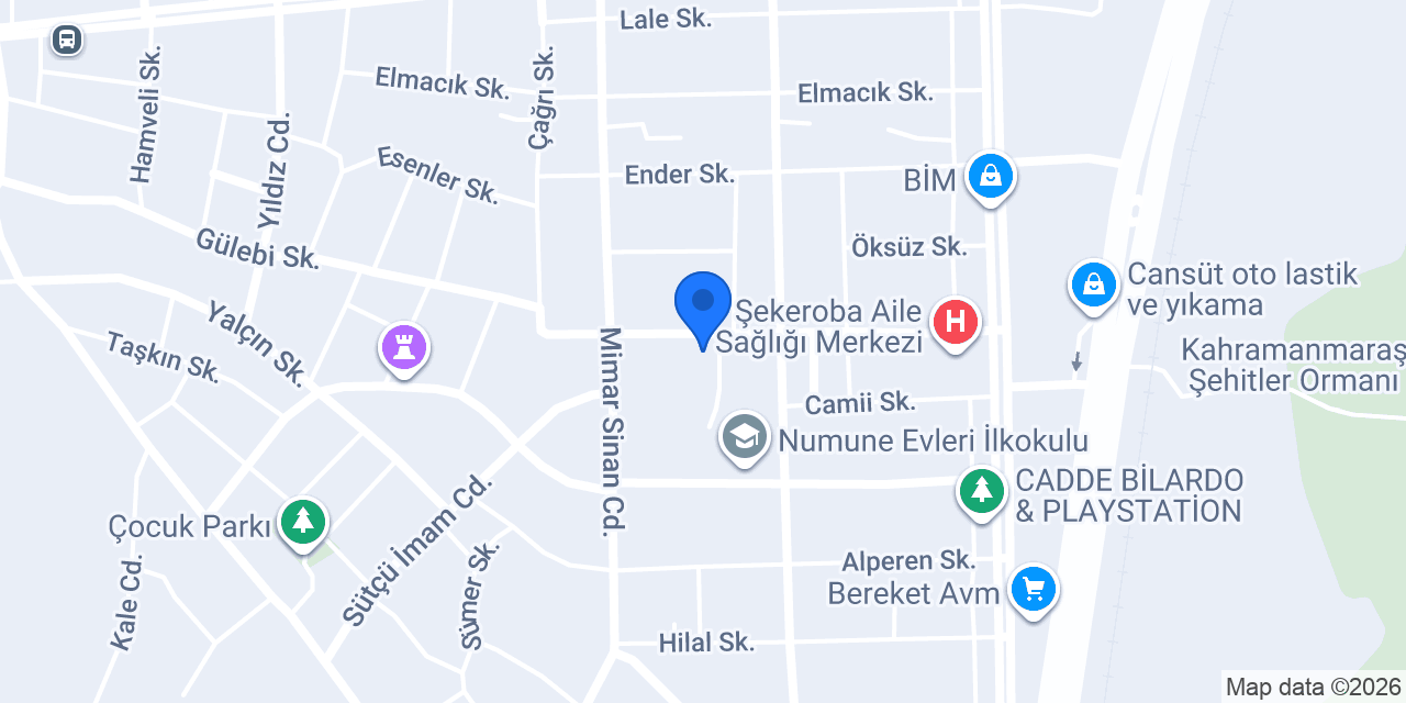 Şekeroba Anaokulu konumu