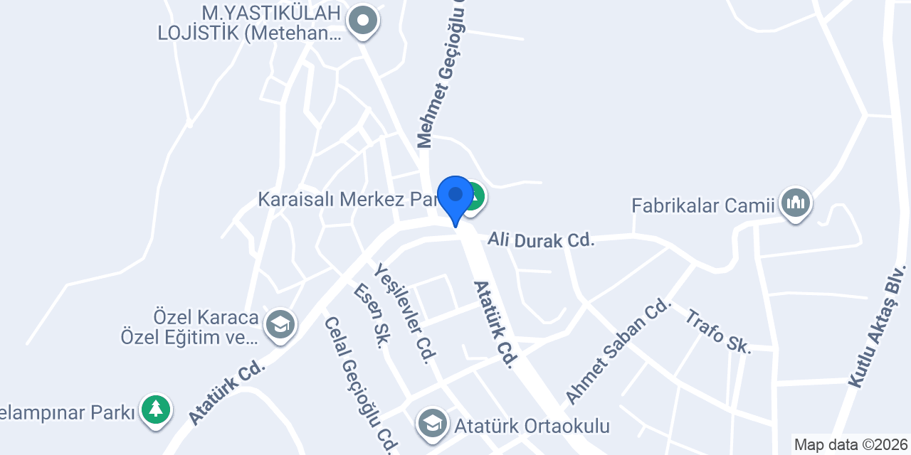 Karaisalı Noterliği konumu