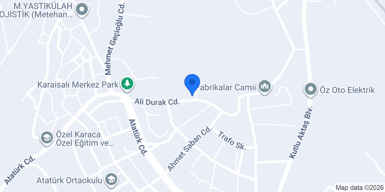 Toprak mahsulleri yem bayi konumu