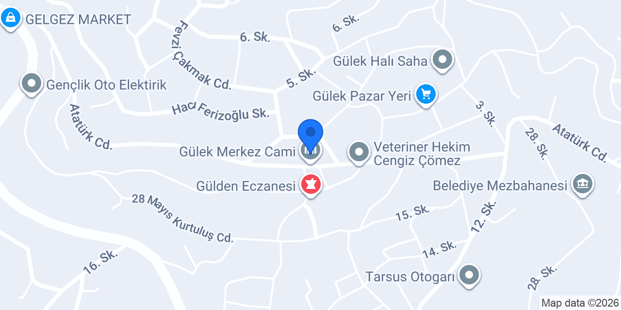 Gülek Eczanesi konumu