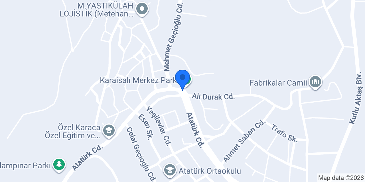 Yeni Karaisali Eczanesi konumu