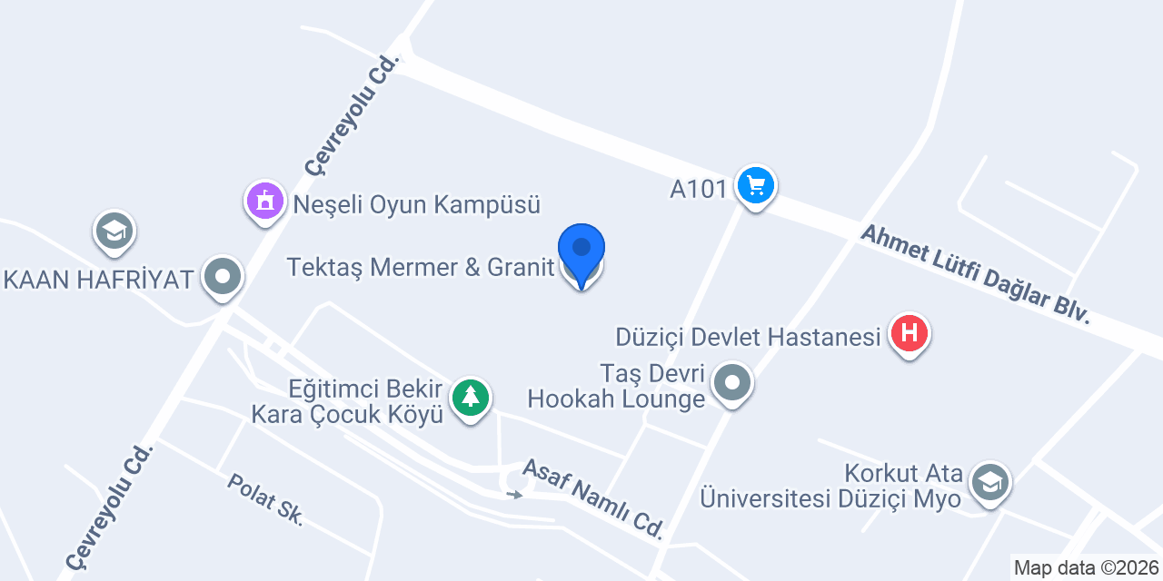 Tektaş Mermer & Granit konumu