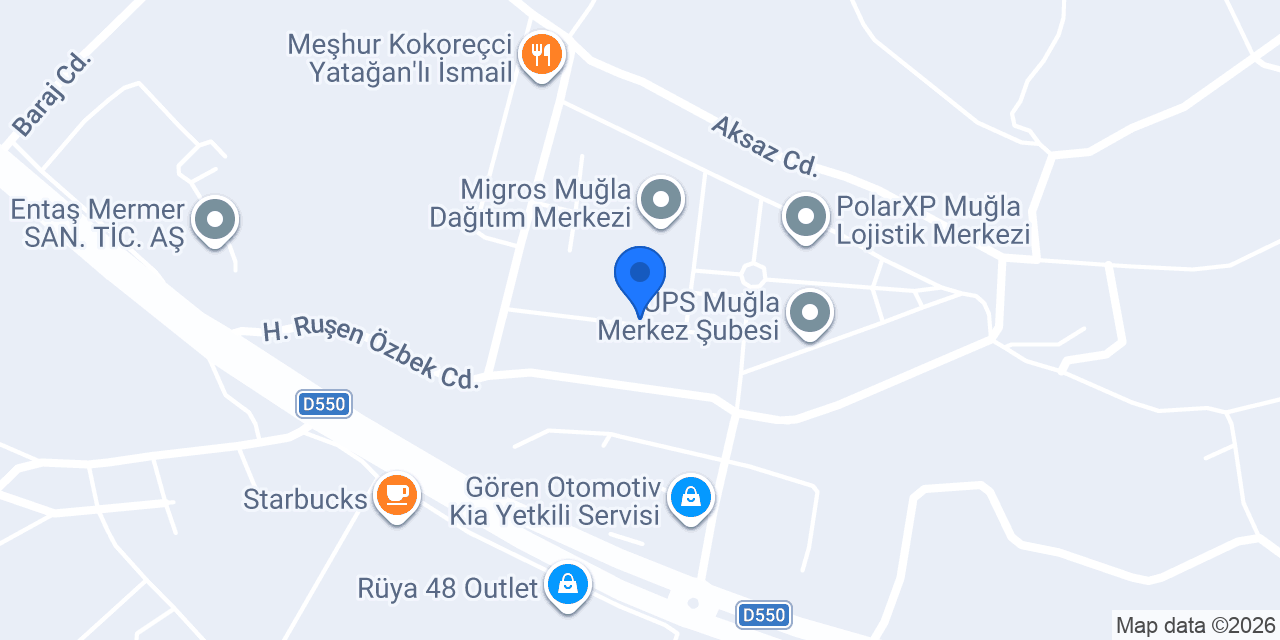 Saraylı Ambalaj konumu