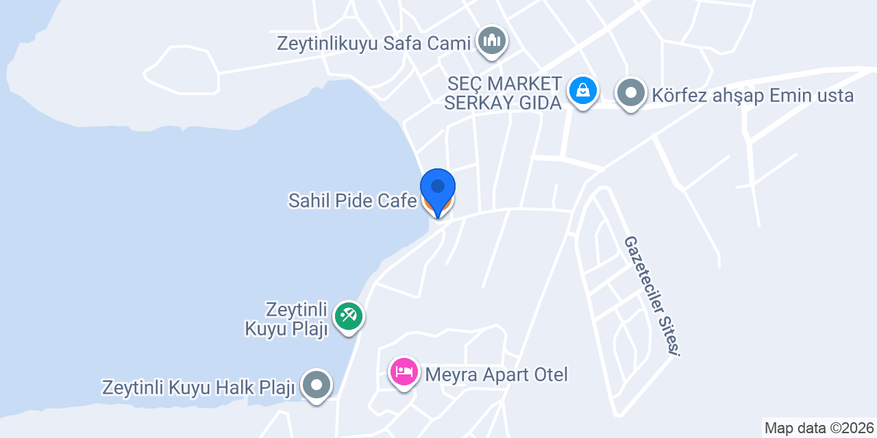 Sahil Pide Cafe konumu